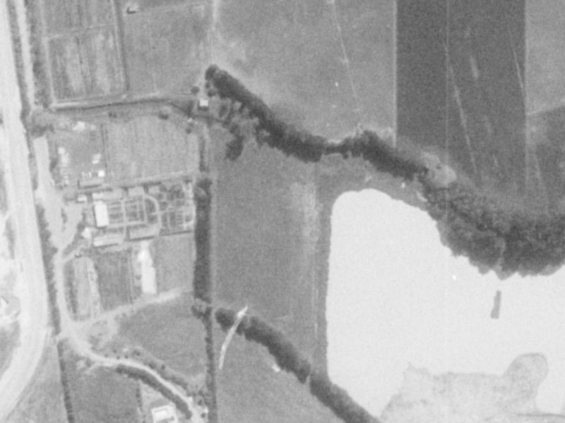 11 Holbrook Way from the air, 1975-1979
