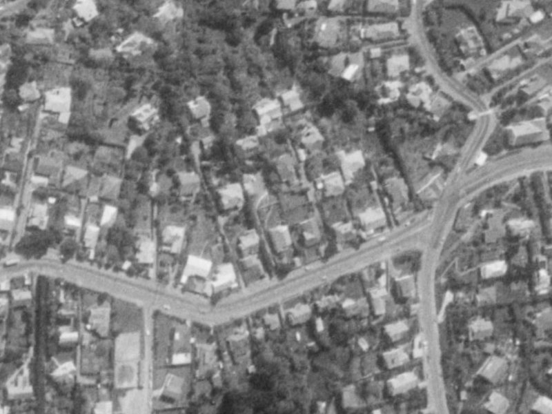 119A Hackthorne Road from the air, 1975-1979