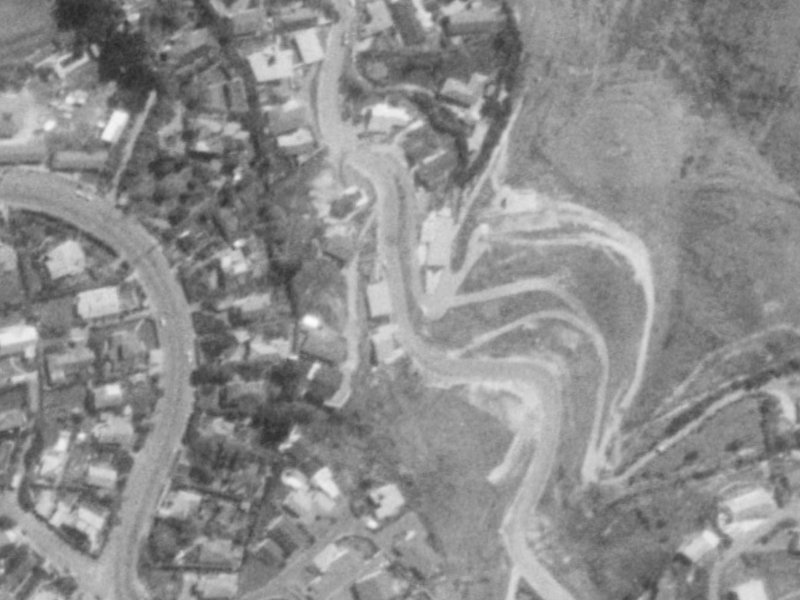 2 Arahura Place from the air, 1975-1979