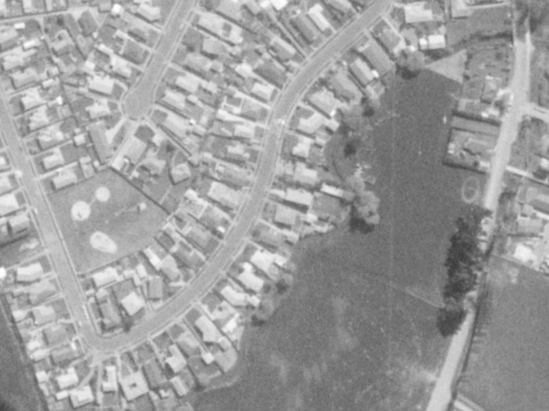29 Waiau Street from the air, 1975-1979