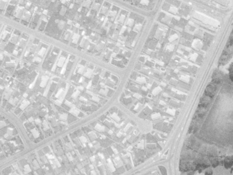 12E Wales Street from the air, 1975-1979