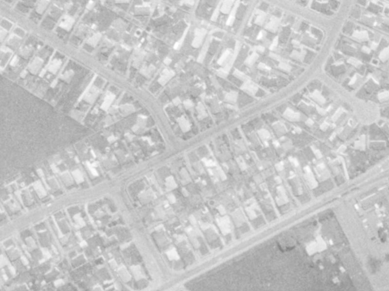 39 Wales Street from the air, 1975-1979
