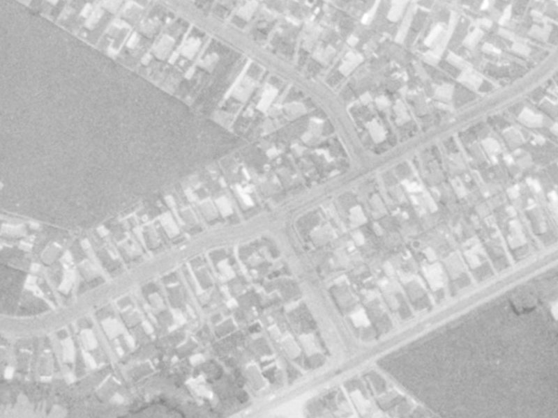 34 Wales Street from the air, 1975-1979