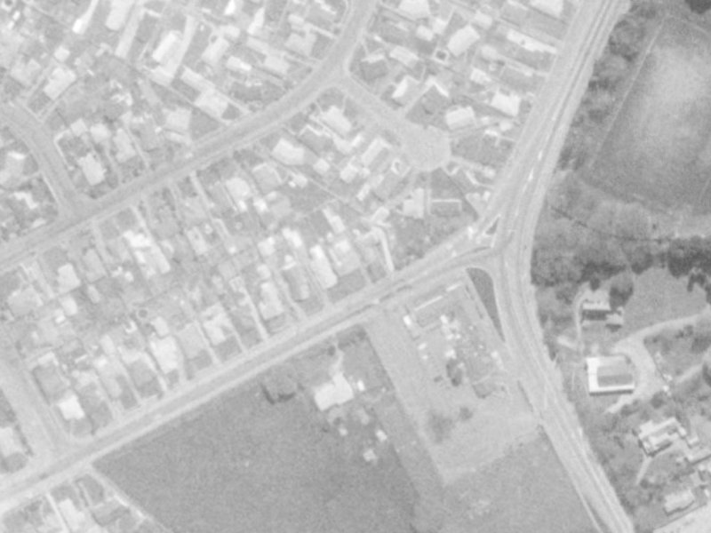 4 Nicholls Road from the air, 1975-1979