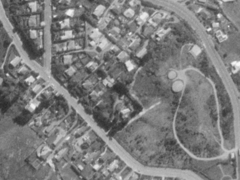 123A Dyers Pass Road from the air, 1975-1979