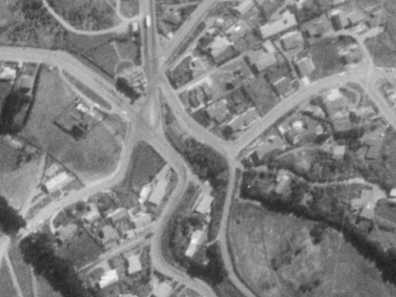 7 Victoria Park Road from the air, 1975-1979