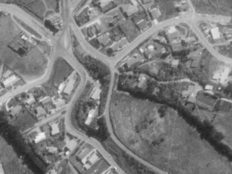 19A Victoria Park Road from the air, 1975-1979