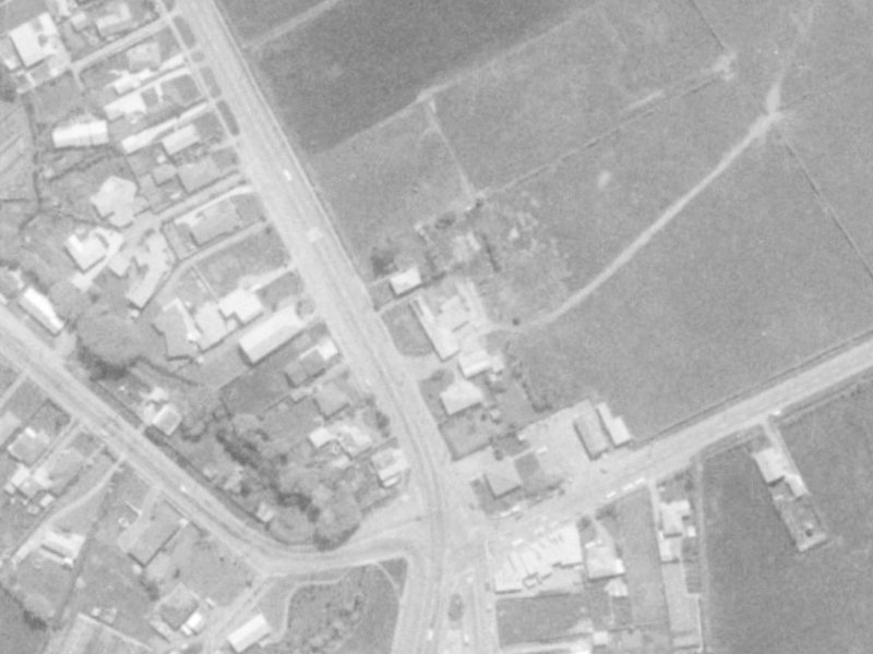 Village Lane from the air, 1975-1979