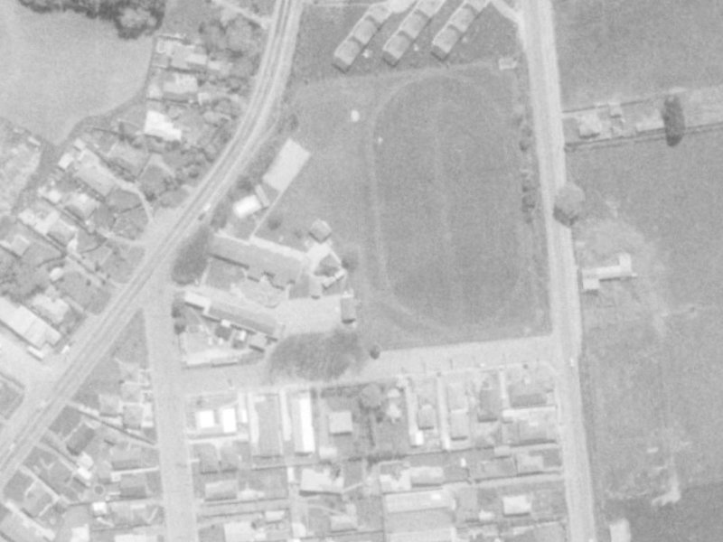 12B School Road from the air, 1975-1979