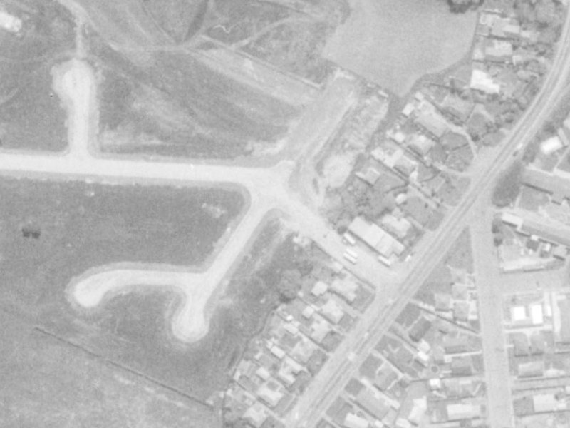 26B Muir Avenue from the air, 1975-1979