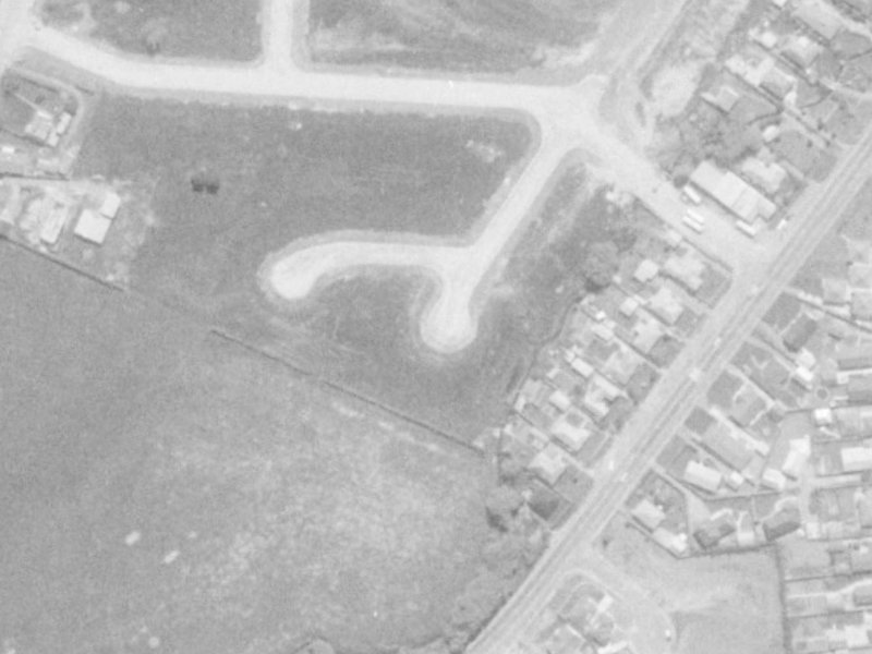 18B Muir Avenue from the air, 1975-1979
