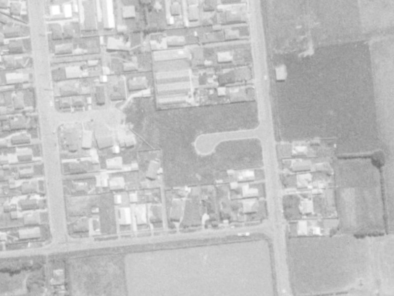10 Birchdale Place from the air, 1975-1979