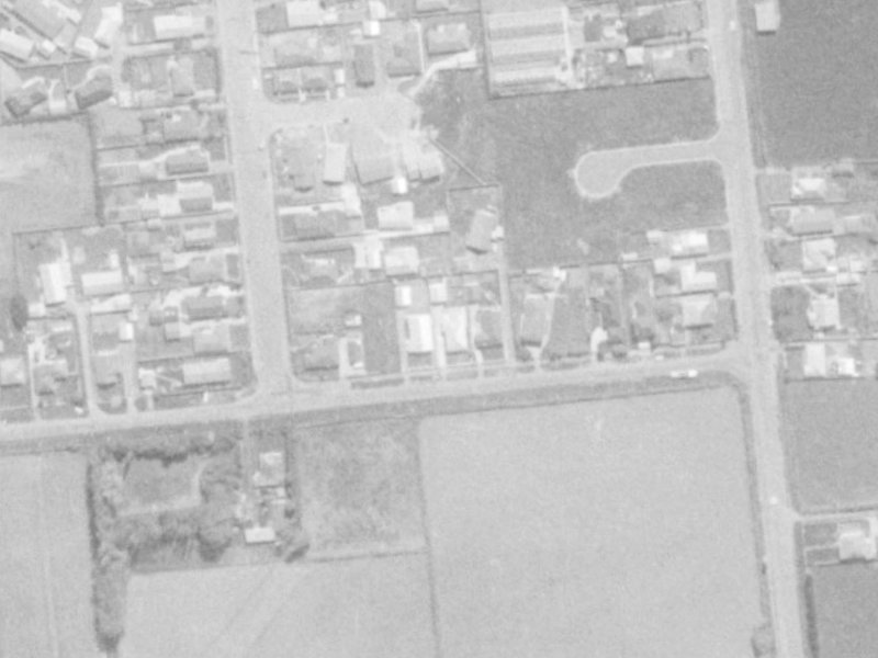 45 Glovers Road from the air, 1975-1979