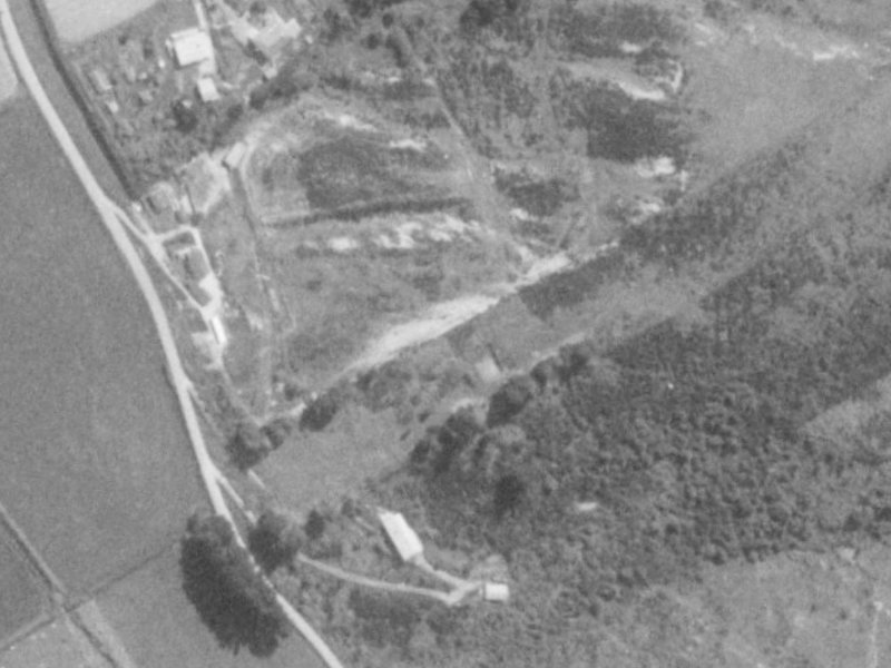 Hoon Hay Valley Road from the air, 1975-1979