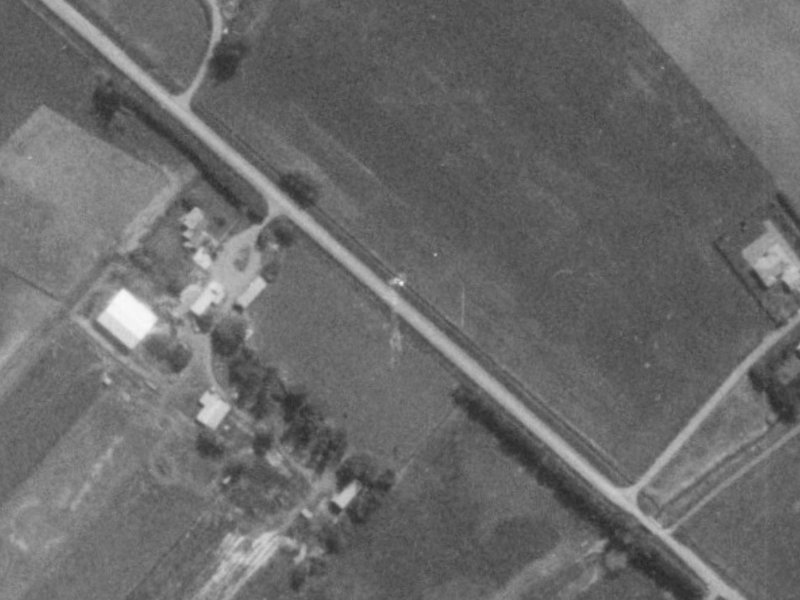 86 McQueens Valley Road from the air, 1975-1979