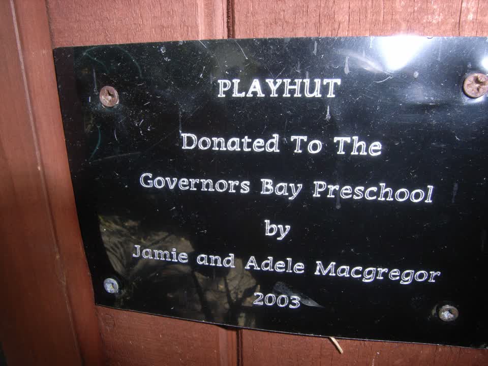 the register’s photograph of the plaque at Allandale Domain