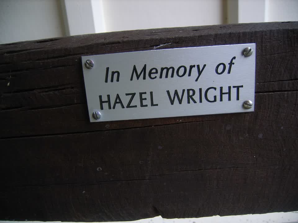 the register’s photograph of the plaque at Little River Cemetery