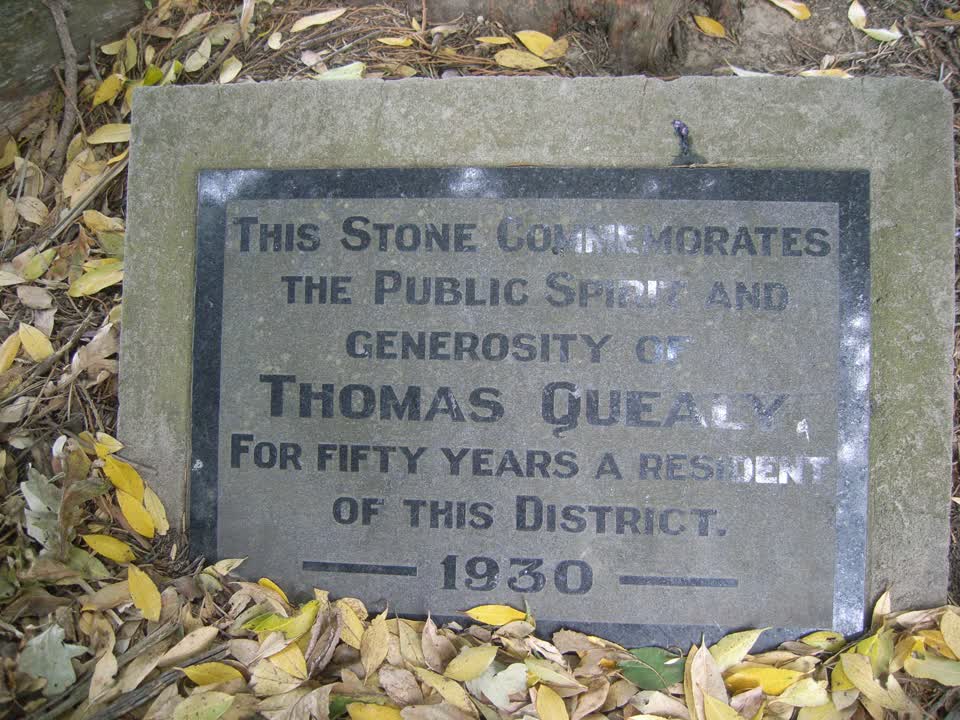 the register’s photograph of the plaque at Awa-Iti Domain