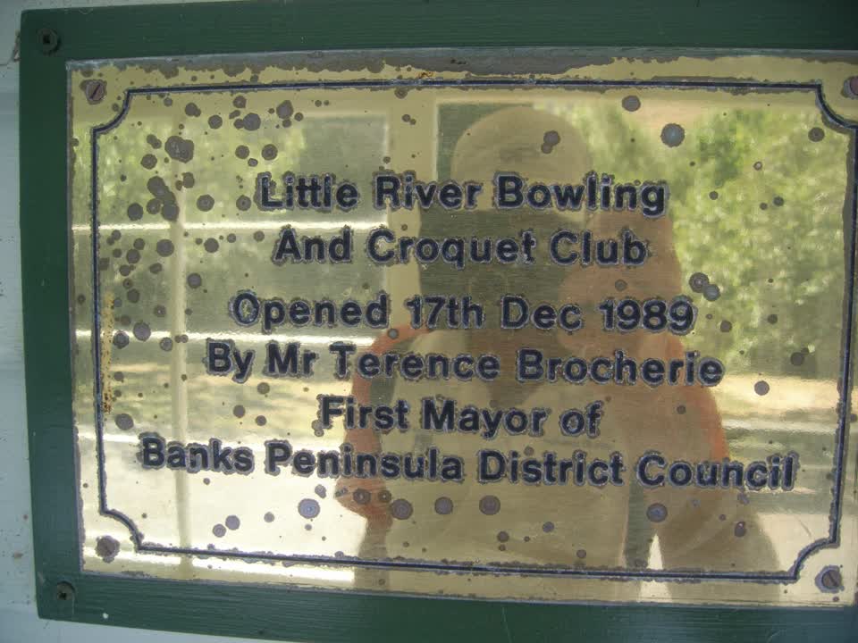 the register’s photograph of the plaque at Little River Bowling Green