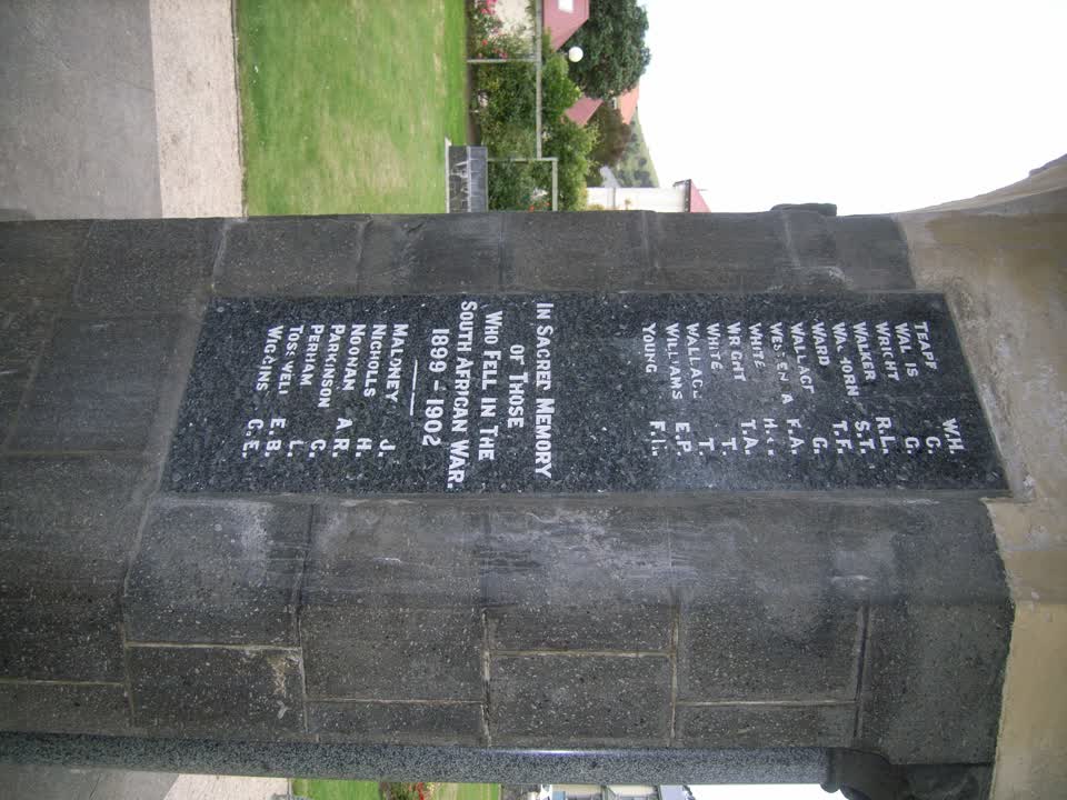 the register’s photograph of the plaque at Akaroa War Memorial