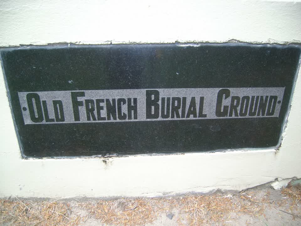 the register’s photograph of the plaque at L'Aube Hill Reserve