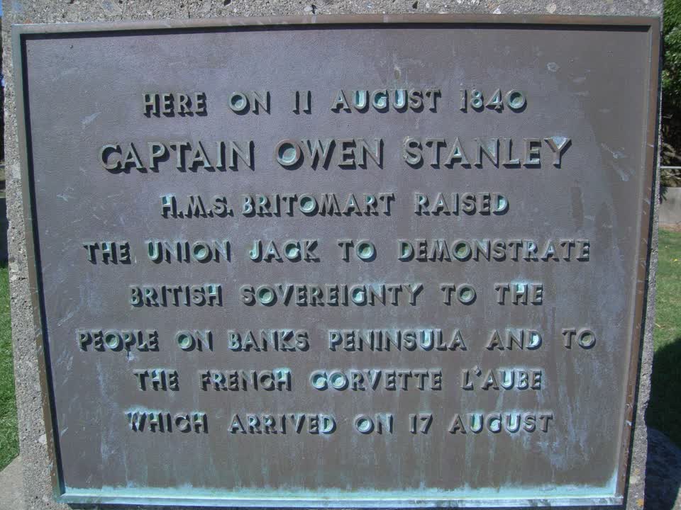 the register’s photograph of the plaque at Britomart Monument