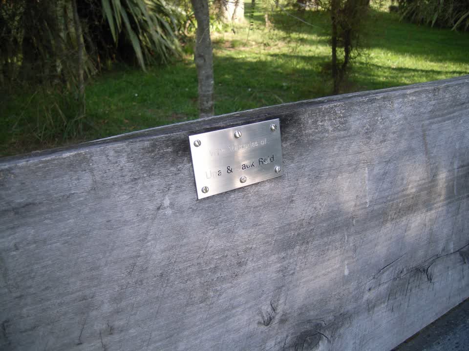 the register’s photograph of the plaque at Akaroa Heritage Park
