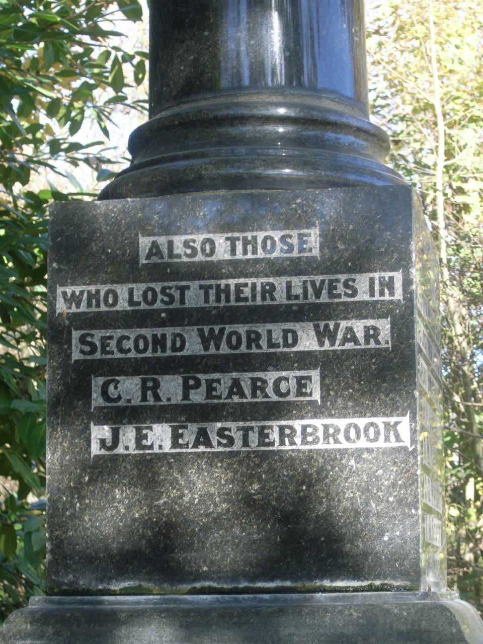 the register’s photograph of the plaque at Coutts Island War Memorial