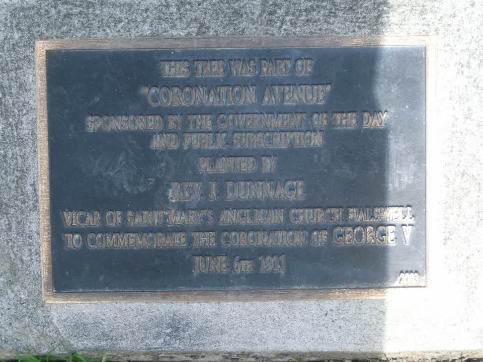 the register’s photograph of the plaque at Halswell Domain