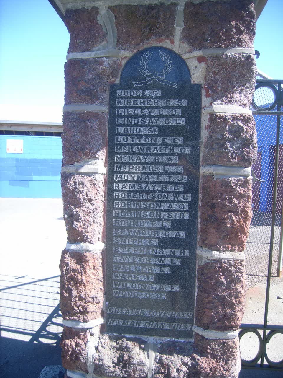 the register’s photograph of the plaque at Waltham Park