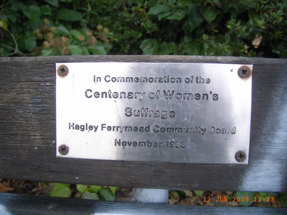 the register’s photograph of the plaque at Richmond Playground