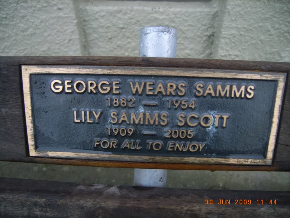 the register’s photograph of the plaque at Woolston Park