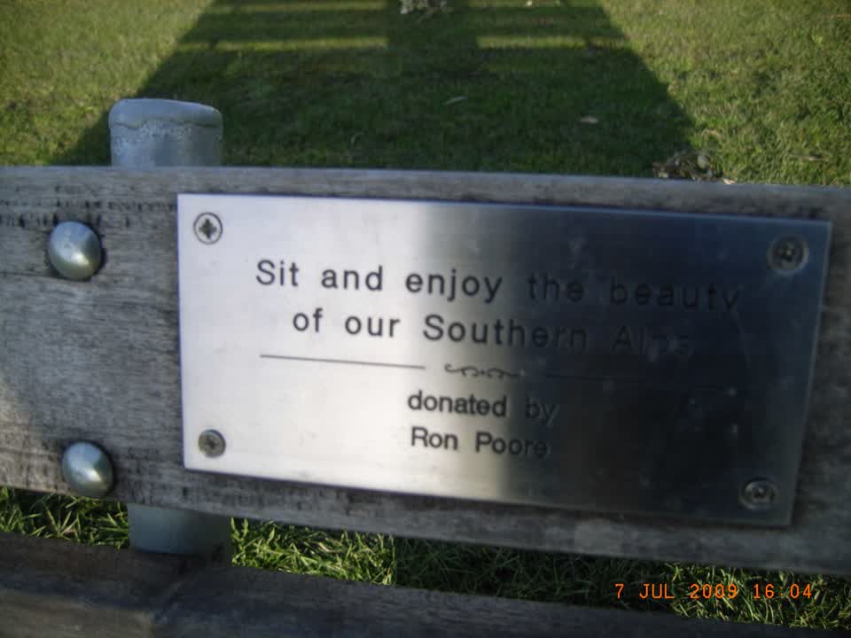 the register’s photograph of the plaque at Mccormacks Bay