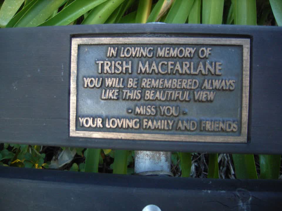 the register’s photograph of the plaque at Nicholson Park