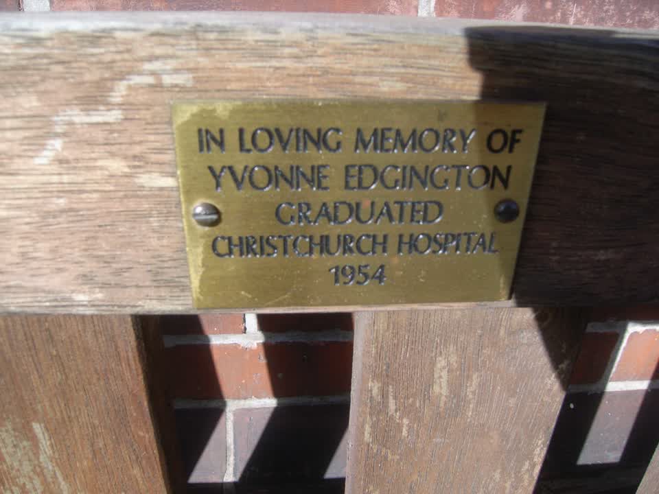 the register’s photograph of the plaque at Nurses Memorial Chapel
