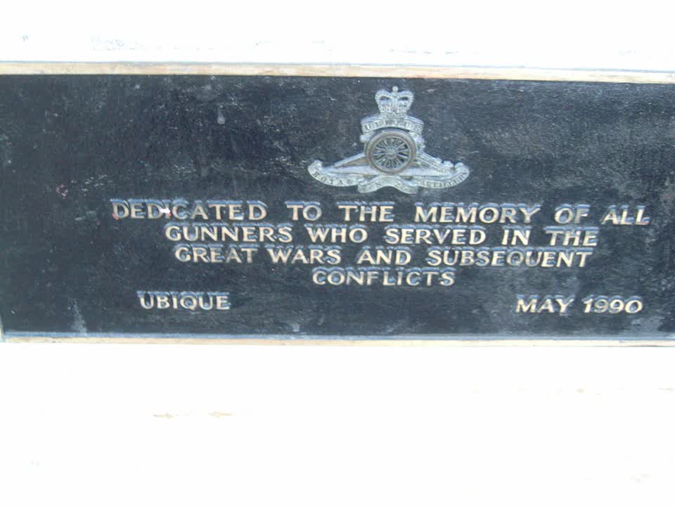 the register’s photograph of the plaque at Bridge Of Remembrance