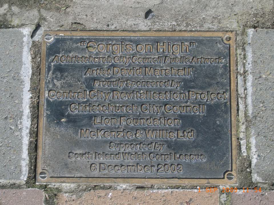 the register’s photograph of the plaque at Corgies