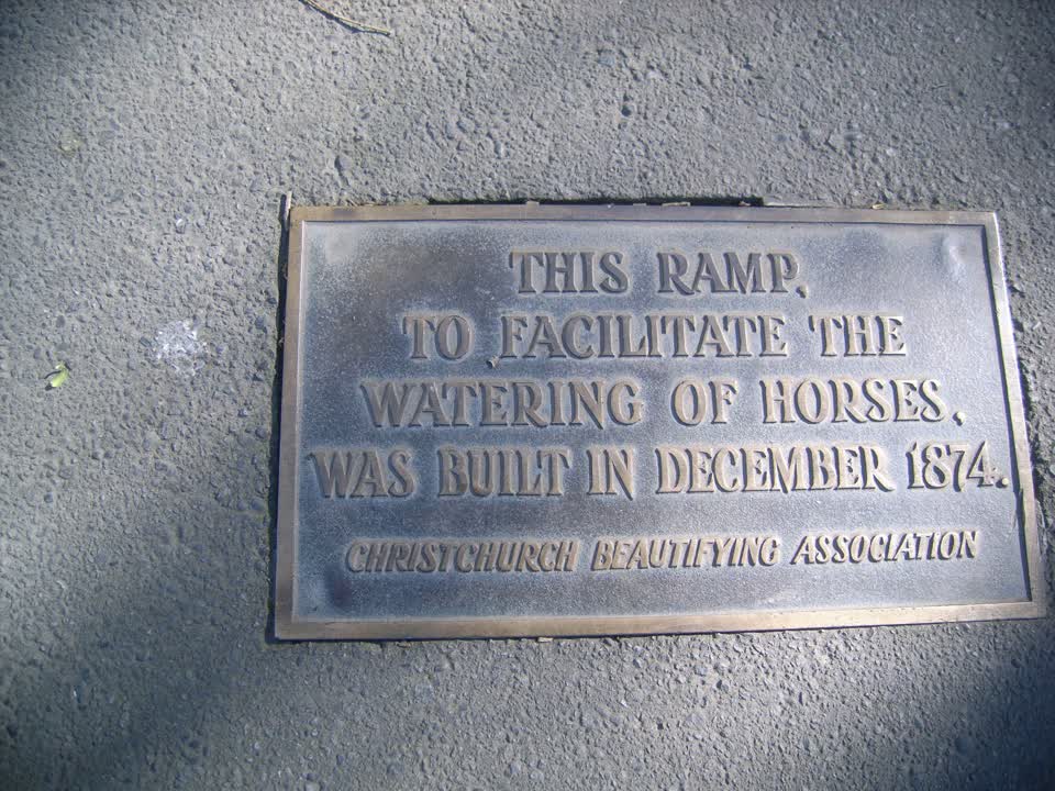 the register’s photograph of the plaque at Victoria Square