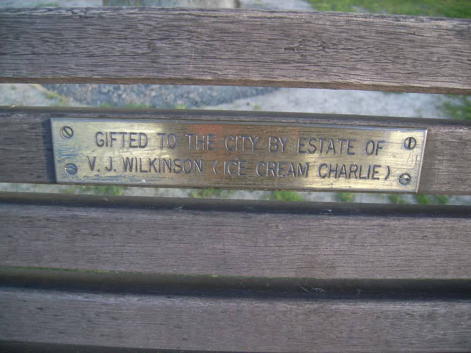 the register’s photograph of the plaque at Victoria Square