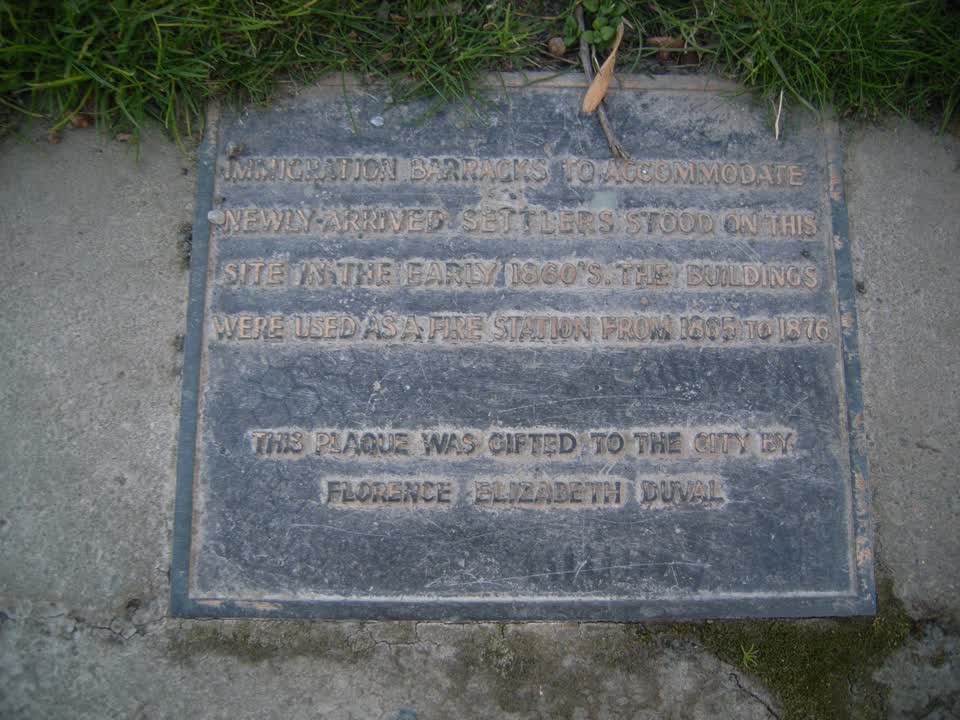 the register’s photograph of the plaque at Victoria Square