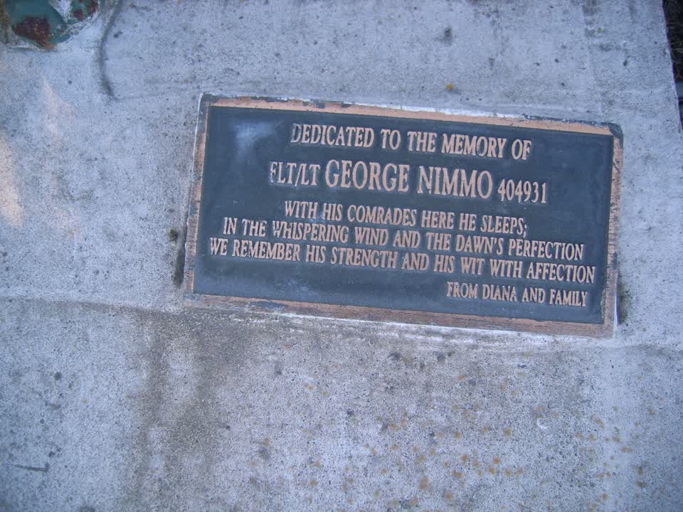 the register’s photograph of the plaque at Ruru Lawn Cemetery