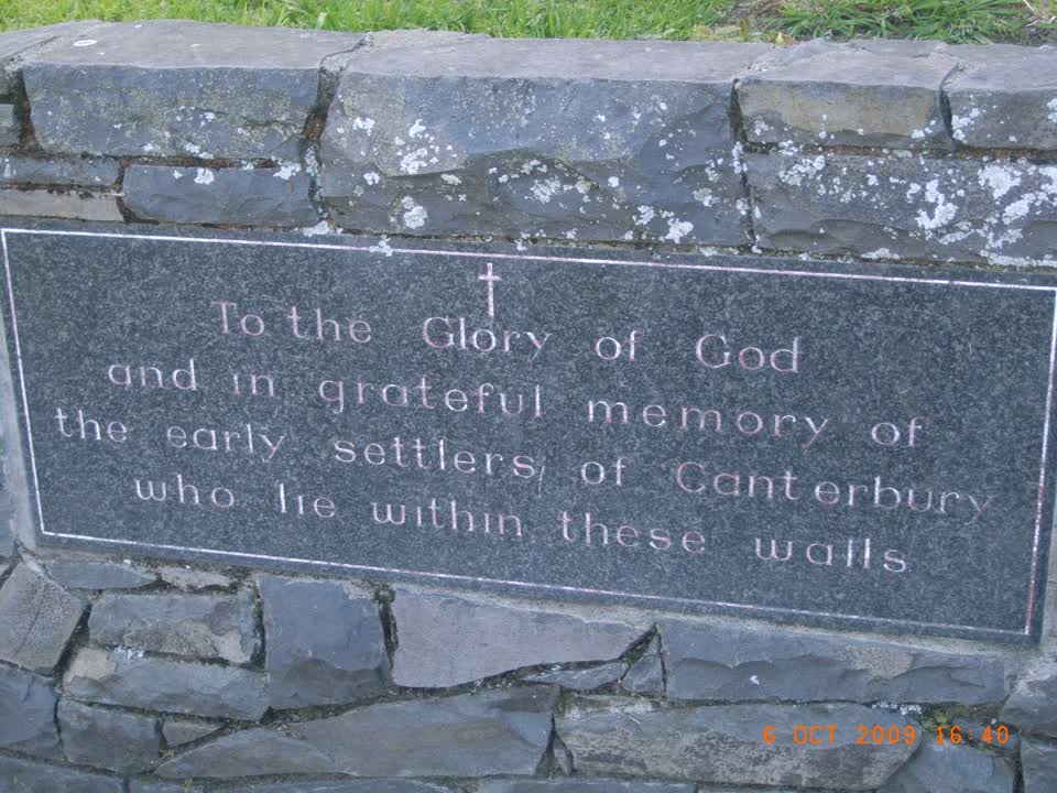 the register’s photograph of the plaque at Barbadoes Cemetery