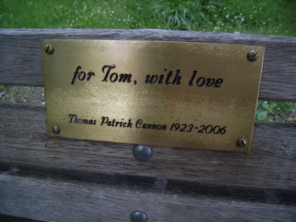 the register’s photograph of the plaque at Little Hagley Park