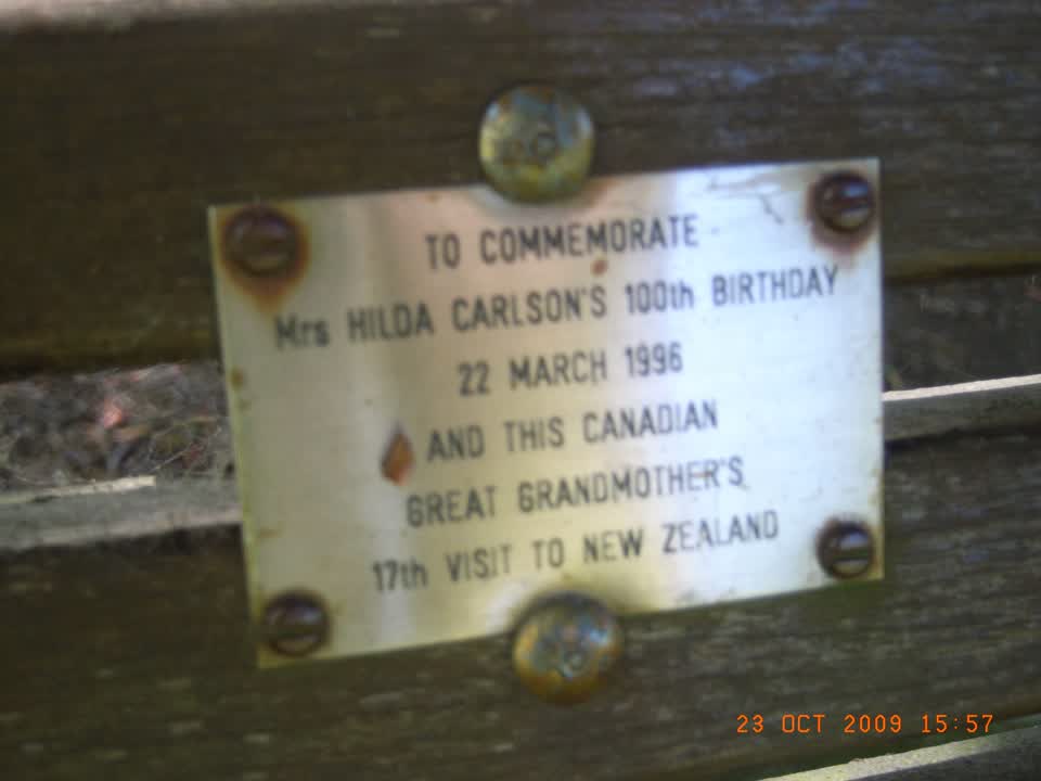 the register’s photograph of the plaque at Mona Vale