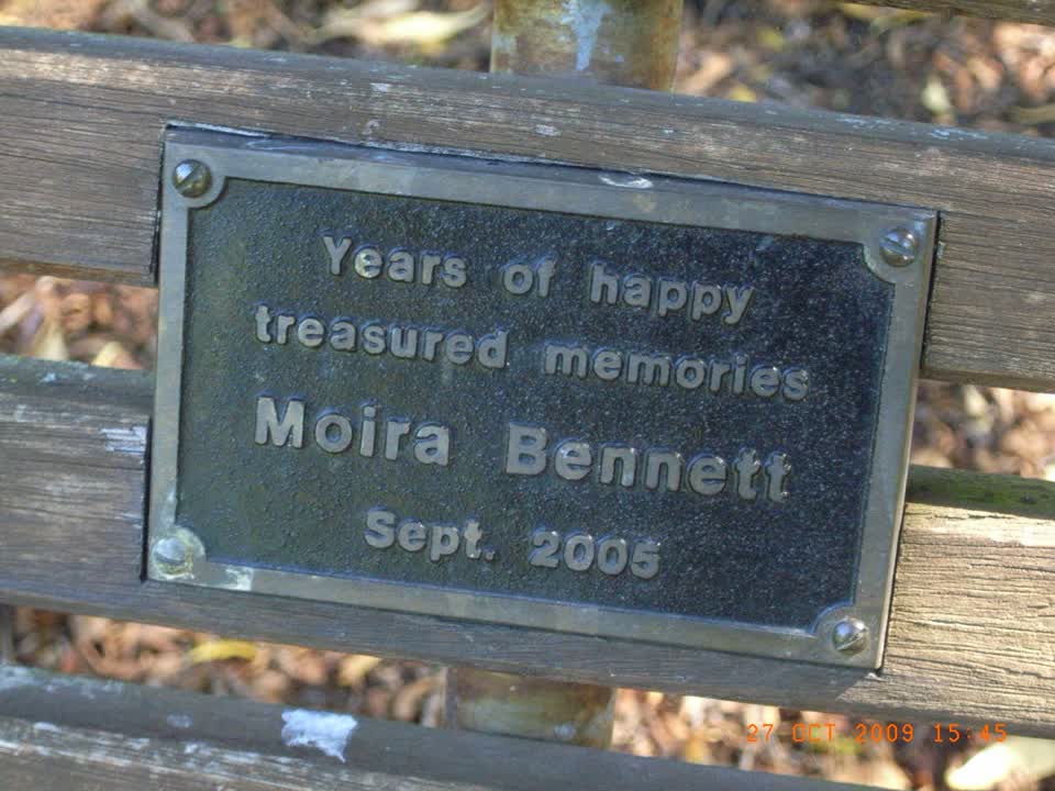 the register’s photograph of the plaque at Mona Vale