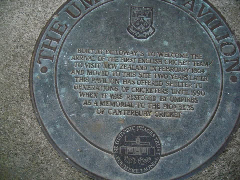 the register’s photograph of the plaque at Hagley Park South