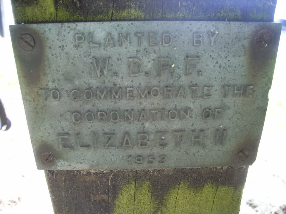 the register’s photograph of the plaque at Hagley Park South