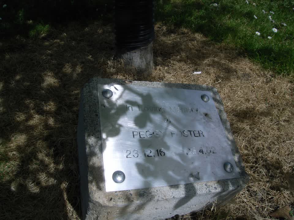 the register’s photograph of the plaque at Hagley Park North