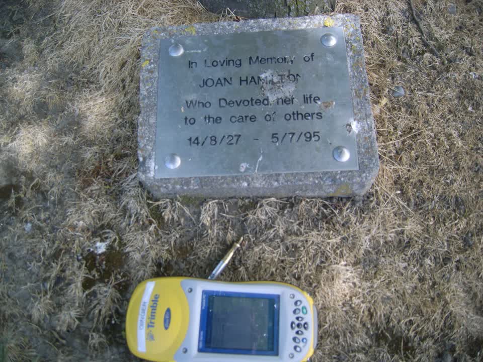 the register’s photograph of the plaque at Hagley Park North