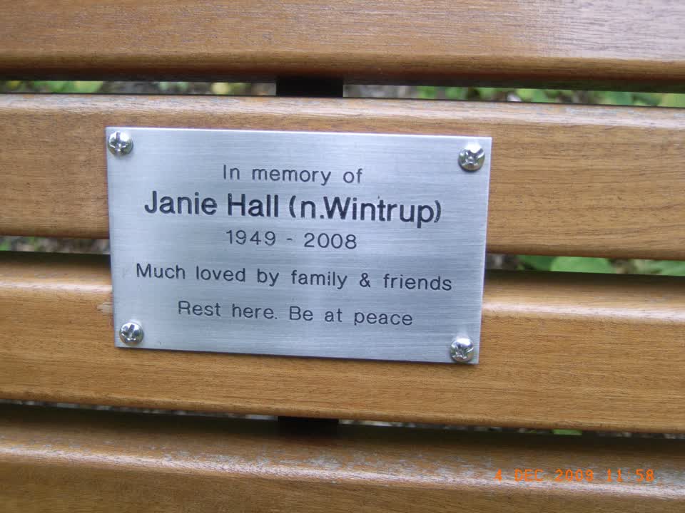 the register’s photograph of the plaque at Hagley Park North